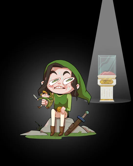 hahah man you sure would have to be a gullible dummy to get excited over those likely fake leaks about a Nintendo direct announcing windwaker on switch............ not me tho im being so normal about this... 