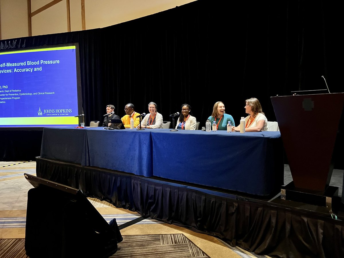 ycommodore's tweet photo. Amazing line up of speakers for the session on Self-Measured Blood Pressure Monitoring with Clinical Support to Improve Hypertension Outcomes. Moderated by @jenniferlcluett &amp; @TAmofah. @TammyBradyMD @rantocran @leftbundle @KBBNYC @JHUWelchCenter #Hypertension22 https://t.co/mALJcIg1lD