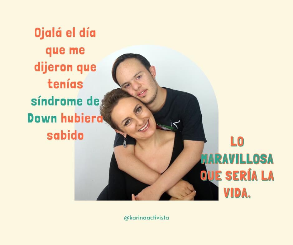 karinaactivista's tweet photo. Muy pronto te compartiré todo lo que me hubiera gustado saber cuando me dijeron que mi hijo Luis tenía síndrome de Down.
#tipssindromededown #tipsdemama https://t.co/EHLdfTZu0S