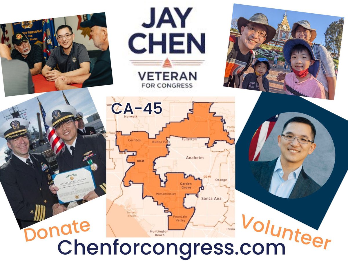 doglips13's tweet photo. Jay Chen wants to defeat extremist Michelle Steel in November.

He plans to bring leadership that upholds the Constitution, respects science &amp; rule of law, &amp; builds a economy that works for all.

Vote for @jfchen  in #CA45 November.
#DemVoice1 https://t.co/mKqhdok3U5