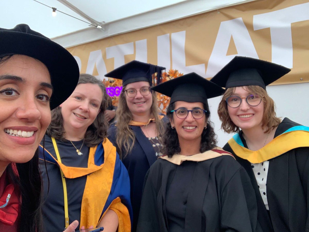 The Optometry academics relaxing in the marquee following the graduation ceremony! #goherts