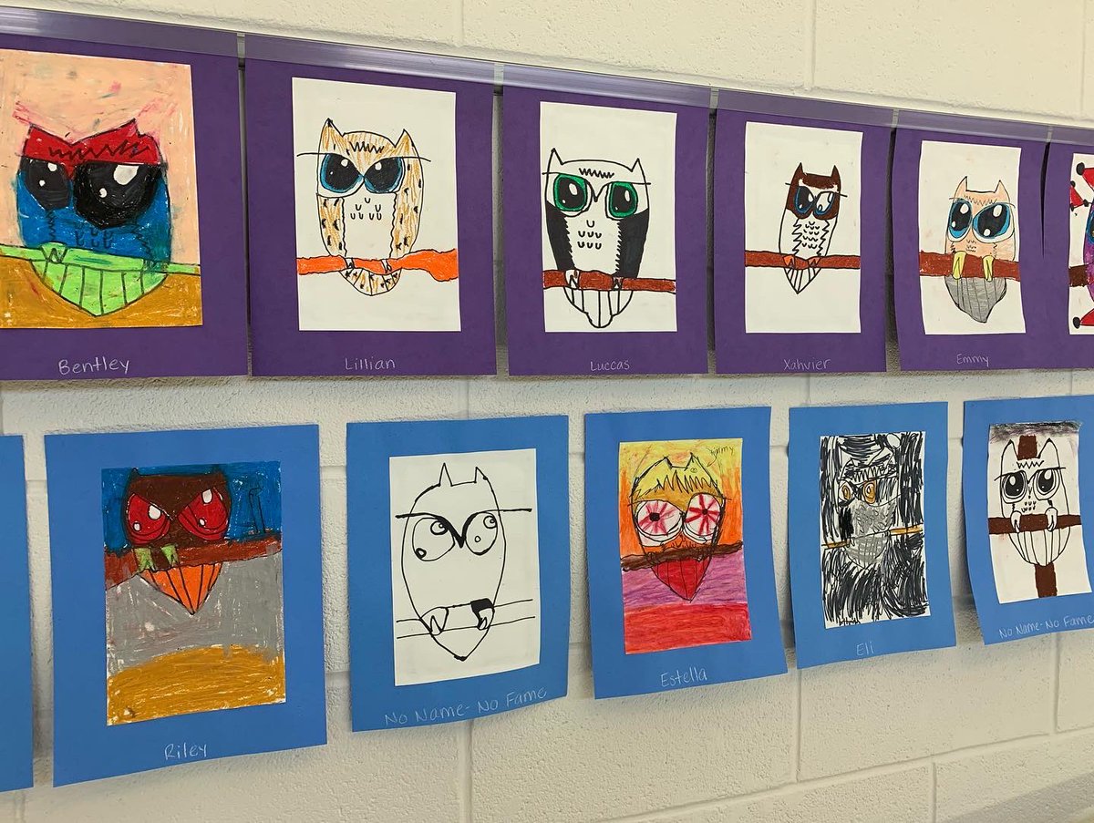 2nd grade Rothko-inspired color fields &amp; 5th grade Owls <a href="/ArtsTcs/">TCSFineArts</a> <a href="/TCSPublic/">TullahomaCitySchools</a> <a href="/ScottHargrove4/">Scott Hargrove</a> <a href="/DrCatStephens/">Dr. Catherine Stephens</a>