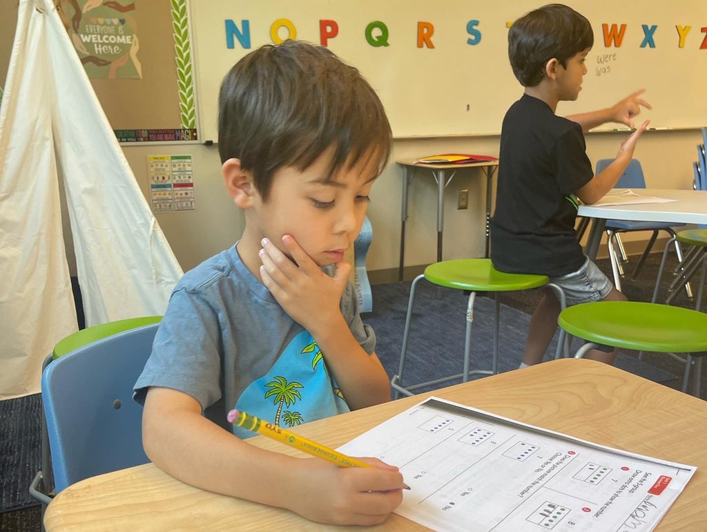 biancalgallegos's tweet photo. @Columbine_BVSD students are #outsanding #mathematicians! 1st graders are solving equations and explaining their solutions using language structures. Way to go Columbine Wildcats! #NWNisALLin #alltogetherforallstudents @harveyoaxaca @BVSDcolorado https://t.co/v9jIxETtFS