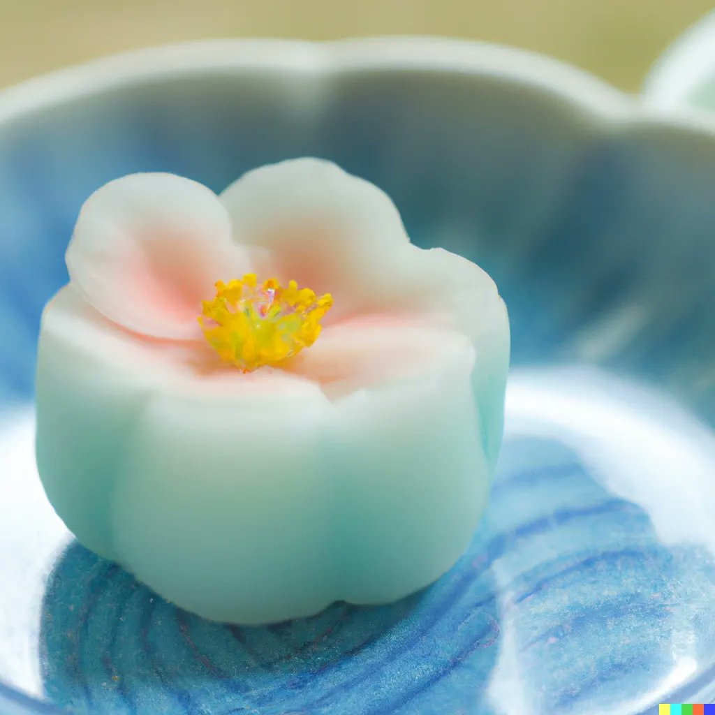 mkbarr's tweet photo. I "made" these Japanese sweets with AI, I'm a bit addicted. #wagashi #koi #mkbarr #Japan #aiart https://t.co/uao5S8SIDH