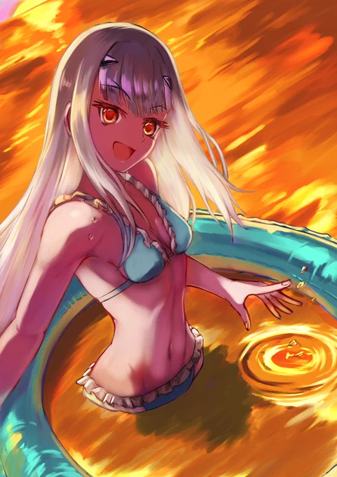 モルガン勢の水着#fgo #モルガン #バーヴァンシー #バーゲスト #メリュジーヌ #水着 
