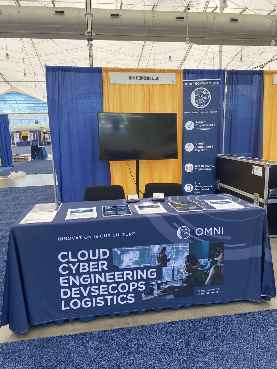 teamomnitech's tweet photo. @teamomnitech is exhibiting at The Department of the Navy Gold Coast in San Diego today and tomorrow. We have enjoyed the opportunity to network with fellow small businesses in the industry. 

Stop by Booth #225 to meet our team &amp; learn how OMNI can help your company's mission. https://t.co/rTVfHU4AWX