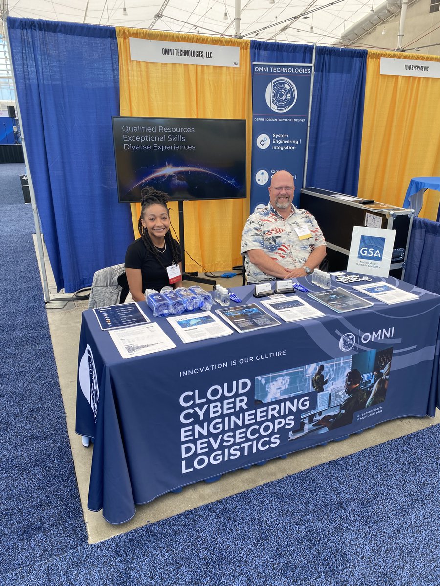 teamomnitech's tweet photo. @teamomnitech is exhibiting at The Department of the Navy Gold Coast in San Diego today and tomorrow. We have enjoyed the opportunity to network with fellow small businesses in the industry. 

Stop by Booth #225 to meet our team &amp; learn how OMNI can help your company's mission. https://t.co/rTVfHU4AWX