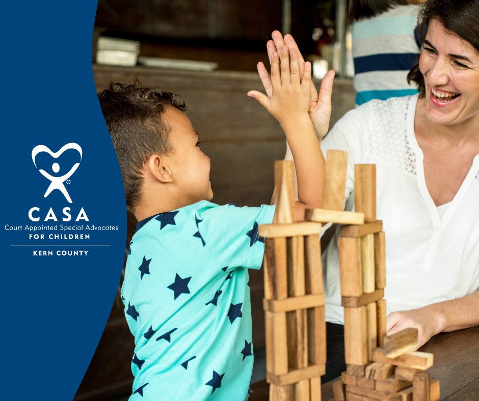 KernCASA's tweet photo. What inspires a child to learn and grow? Children need to feel accepted and encouraged by the adults in their lives. A CASA volunteer, or Court Appointed Special Advocate, is one of those important adults for a child in foster care. #BecomeaCASAvolunteer #CASAofKernCounty https://t.co/liq6qSOy0X