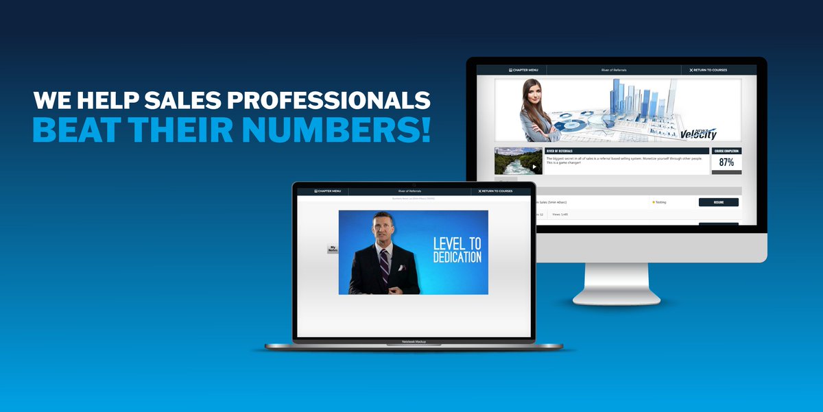 MyNewVelocity's tweet photo. Welcome to #edutainment with #VirtualVelocity. 🥂🍿📝

We’ve spent hundreds of hours creating high-production quality content following a specific process and methodology to help #sales professionals beat their number. No lecture learning here! https://t.co/ahnPXv7VO1 https://t.co/53cSoFAHnO