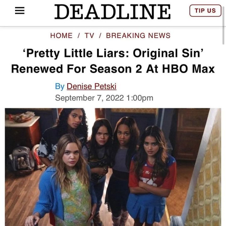 lifemaia3's tweet photo. it's official #PLLOriginalSin will have a season 2 coming out soon https://t.co/ezIgOAUj6J