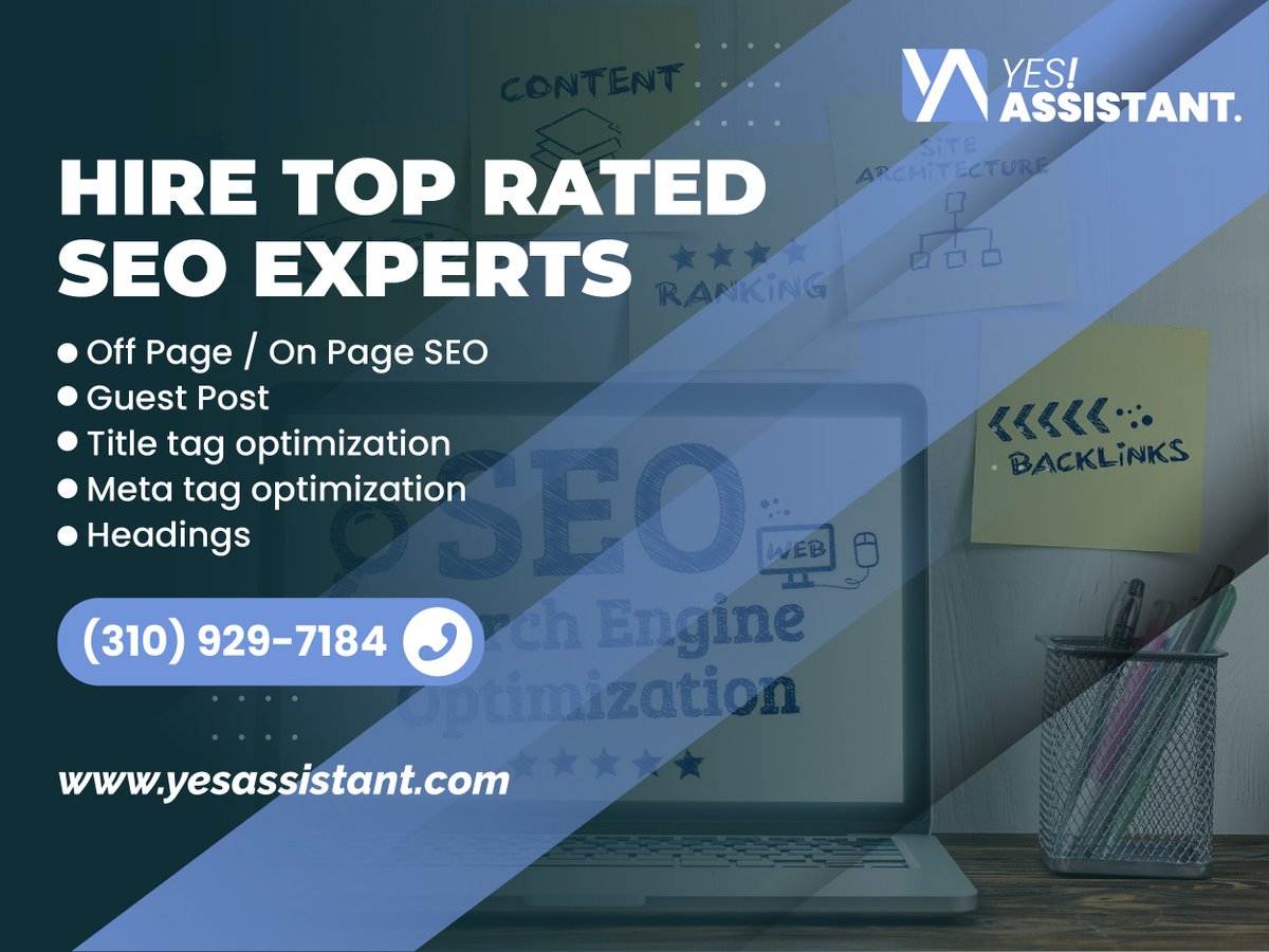 Yes_Assistant's tweet photo. SEO is one of the best online marketing strategies to help your business improve its online presence.
https://t.co/5ipQooLDZq

#yesassistant #yesassistantvirtual #seo #seoservices #SearchEngineOptimization #searchengineoptimization #virtualassistant #virtualassistantservices https://t.co/o4FhjGdsmQ