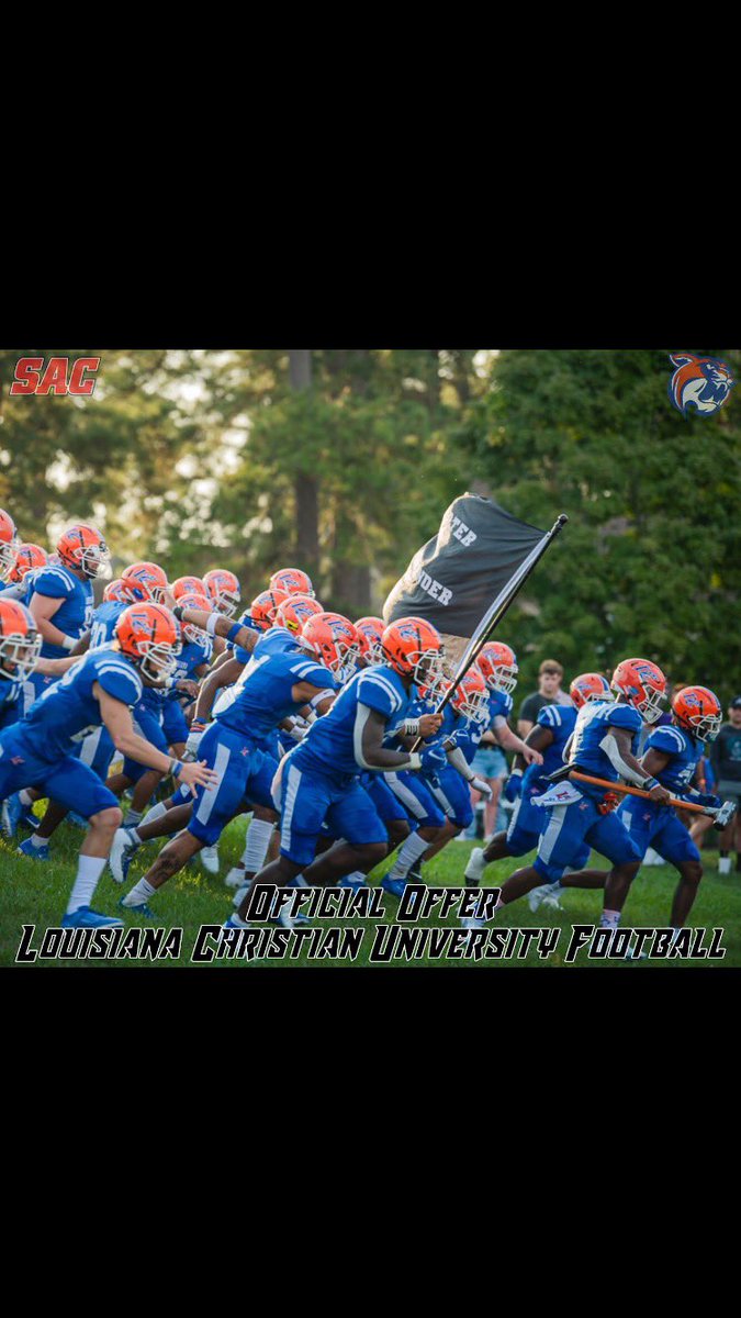 Blessed to receive an offer from LCU!! Thank you <a href="/drewmaddox8/">Coach Drew Maddox</a> for this opportunity. <a href="/CoachReger/">Drew Reger</a>