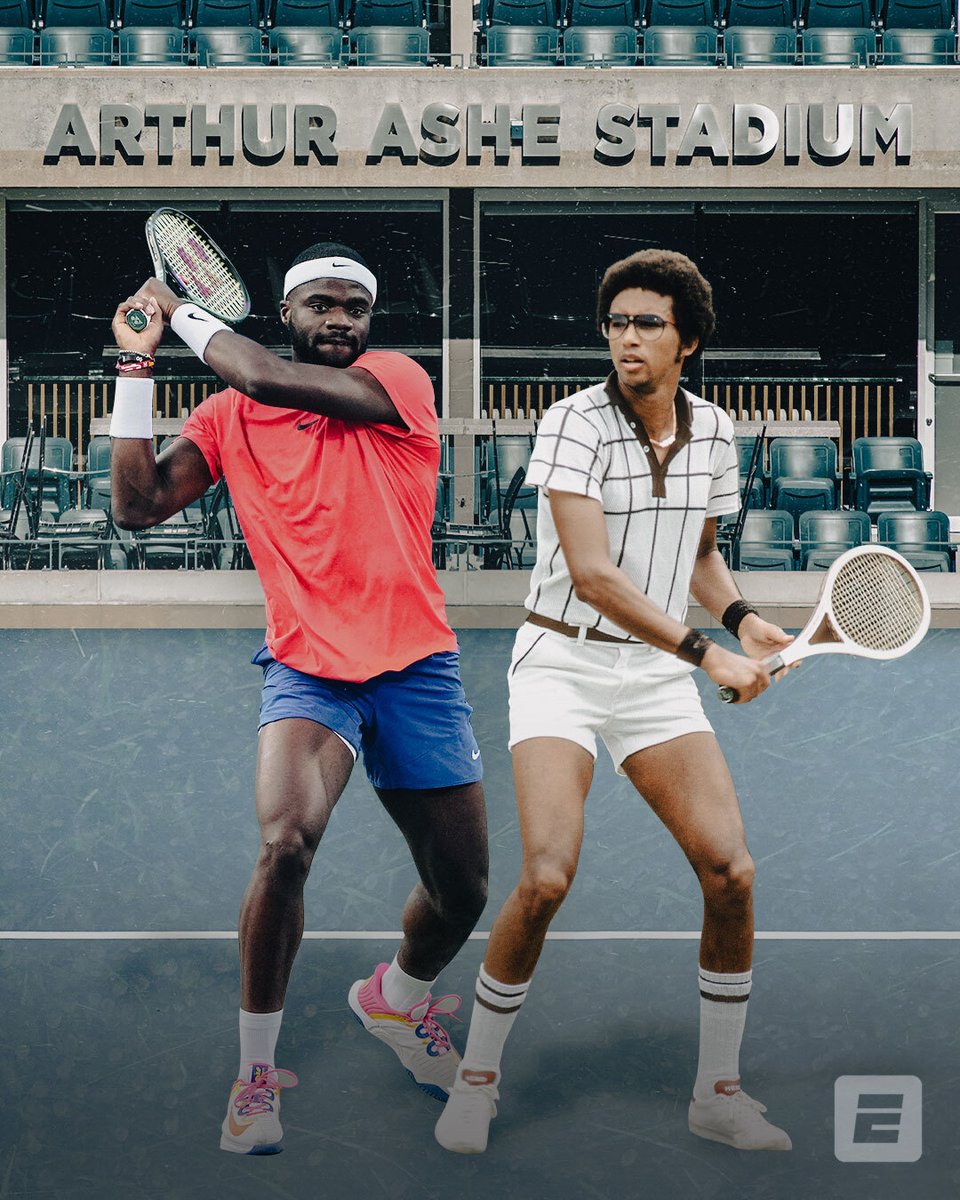 SportsCenter's tweet photo. HISTORY 🙌 

Frances Tiafoe is the first Black American man to reach the #USOpen semifinals since Arthur Ashe in 1972. @FTiafoe https://t.co/GiVbq5Pu59