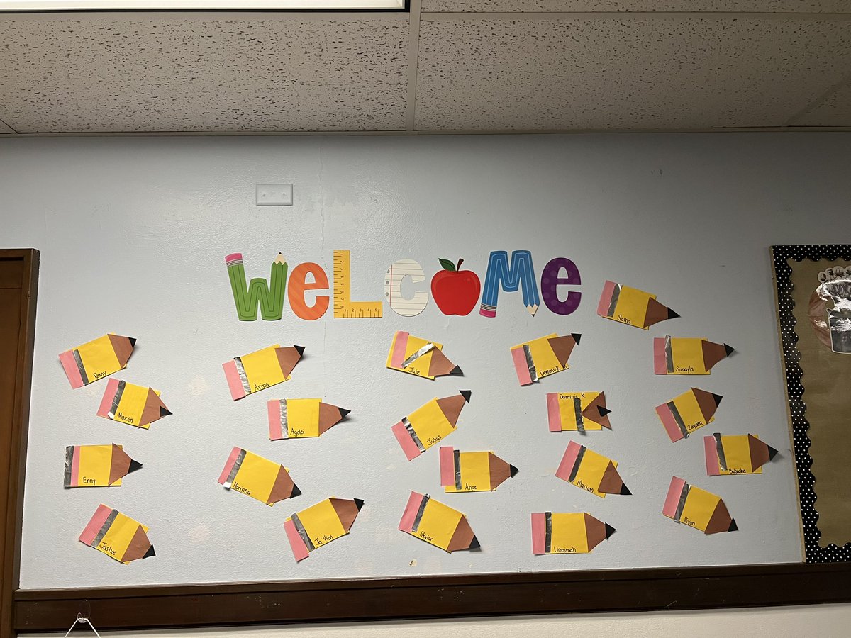 My kindergarten buddies made their very 1st art project today!