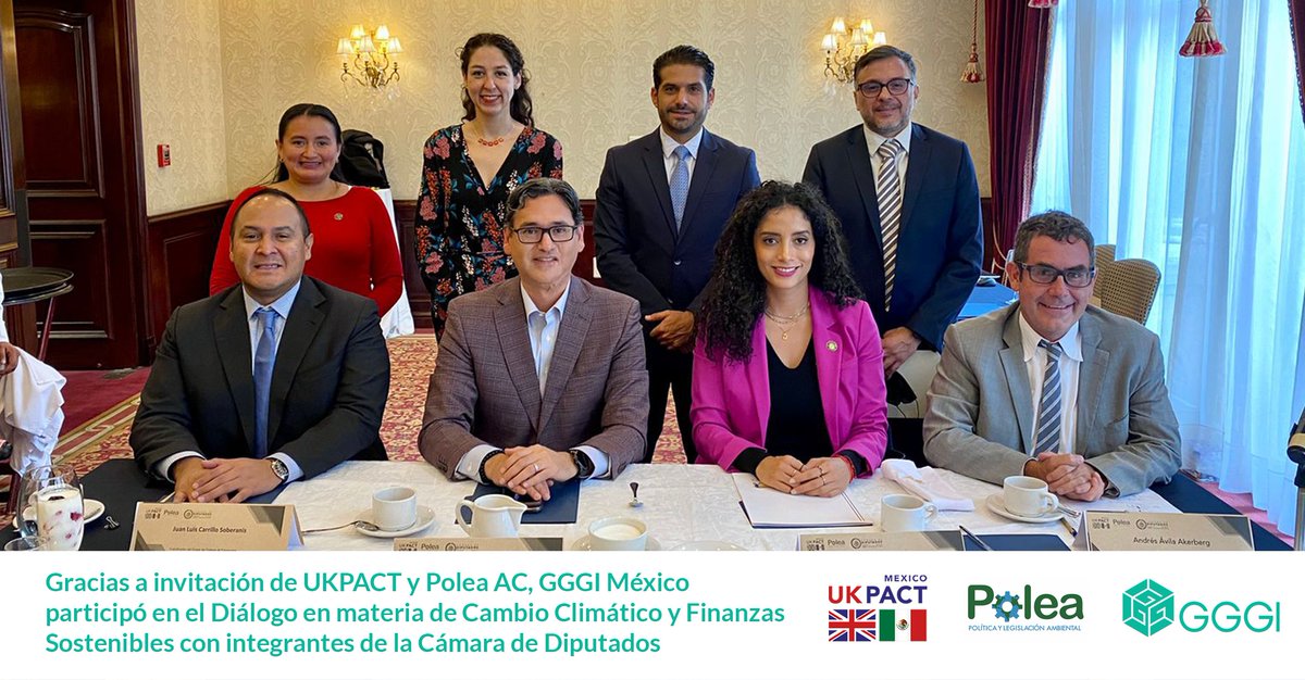 gggimex's tweet photo. Hoy #GGGI participó en un Diálogo organizado por @PoleaAC y #UKPACT, con integrantes de @Mx_Diputados para impulsar acciones presupuestales (PEF) que ayuden al cumplimiento de la #Agenda2030, desarrollo incluyente, sostenible y en armonía con el medio ambiente. https://t.co/sMr3zabjoS