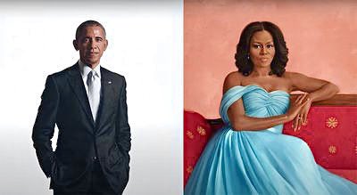 WHITE HOUSE ELEGANCE #ObamaPortraits #obamaportrait #Obama #WhiteHousePortrait