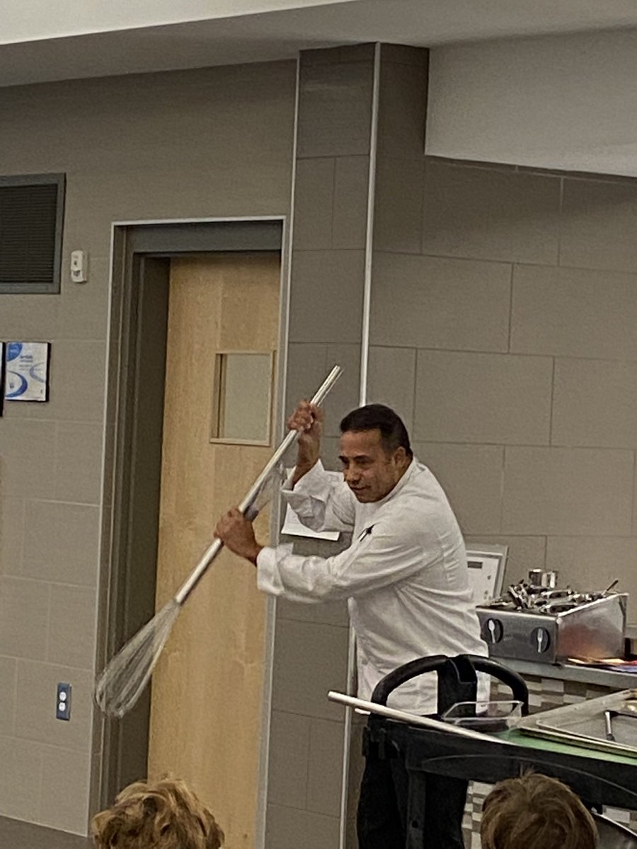 Learning about our Trinity Community- Chef Abel gives us a behind the scenes look the lunchroom kitchen. #trinitylearns