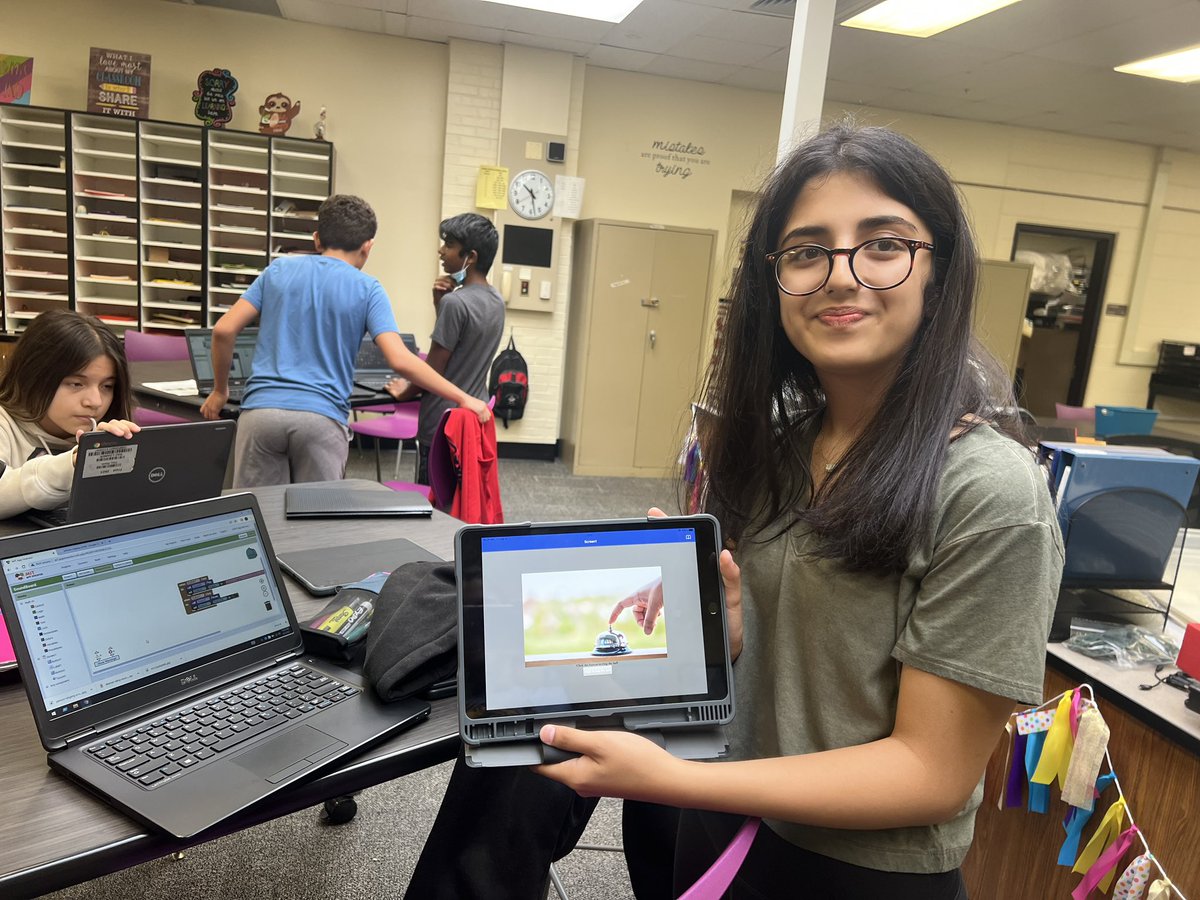 STEM 2 students are learning how to design and make apps using MIT app Inventor- the soundboard app taught them how to make buttons produce sounds!