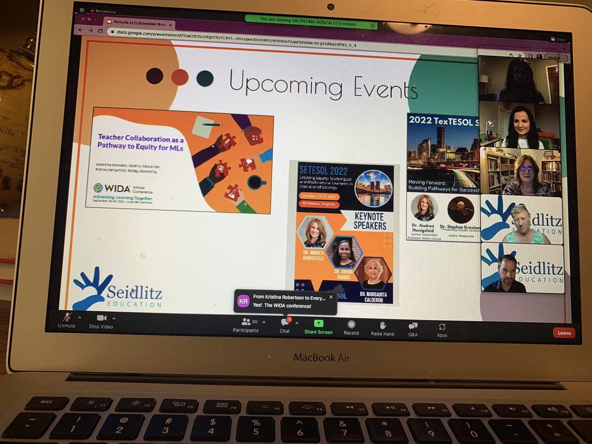Brittany Schmidt (@maestraschmidt) on Twitter photo #portraitsofcollab <a href="/Seidlitz_Ed/">Seidlitz Education</a> <a href="/AndreaHonigsfel/">Dr. Andrea Honigsfeld</a> <a href="/MariaGDove/">Maria G. Dove</a> <a href="/ValentinaESL/">🌍 ναℓєηтιηα gσηzαℓєz</a> Thank you for the wonderful book launch! What an experience to get together virtually with all contributors and to discuss collaboration! #coteaching #portraitsofcollab <a href="/Seidlitz_Ed/">Seidlitz Education</a> <a href="/AndreaHonigsfel/">Dr. Andrea Honigsfeld</a> <a href="/MariaGDove/">Maria G. Dove</a> <a href="/ValentinaESL/">🌍 ναℓєηтιηα gσηzαℓєz</a> Thank you for the wonderful book launch! What an experience to get together virtually with all contributors and to discuss collaboration! #coteaching