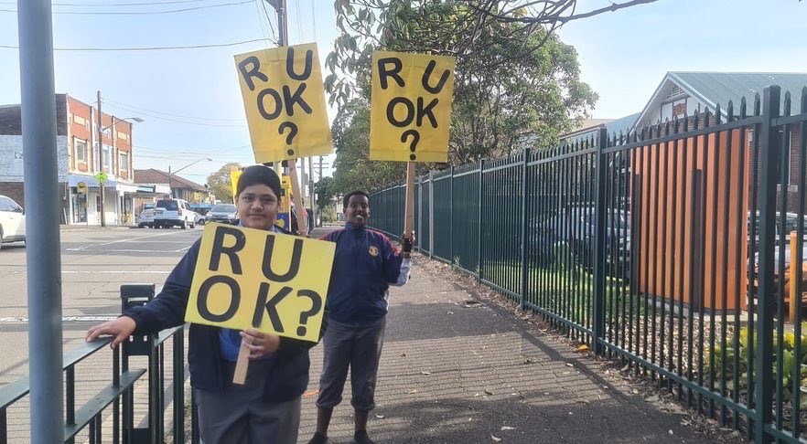 Lots of honking this morning. This means there are a lot of happy people in the Belmore community. Take the time to ask your friends, colleagues or even a random stranger “R U Ok?”. It can change a life. If you’re not ok, there is support available. <a href="/ruokday/">Old R U OK? account (please use @ruokanyday)</a> #bbhs #ruok #seekhelp