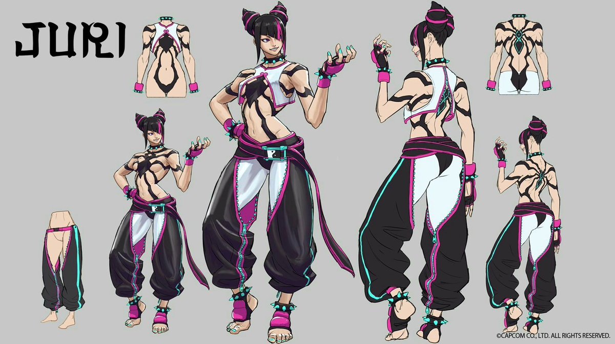 天 Fighters Generation on X: 🔥 Street Fighter 6 Chun-Li, Juri