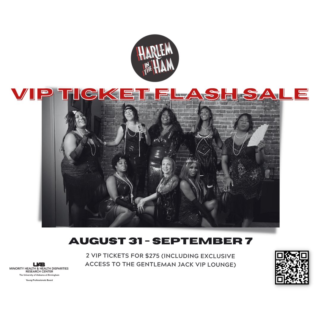 UABMHRC_YPBoard's tweet photo. TODAY is the LAST DAY to purchase VIP Tickets at the Flashsale price! 

Trust me, you definitely want to get in on this deal! We look forward to seeing you in the Gentleman Jack Lounge!!!

Cheers!

https://t.co/Vme1kLcYVn

#childhoodobesity
#nutrition 
#exercise https://t.co/haYIYVGr6K