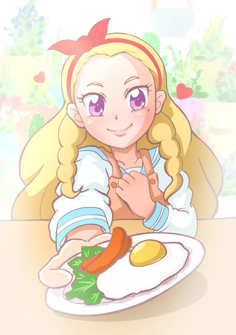 えれなさんおめでとう発掘絵やさしく下の子たちの面倒見るえれなさんが素敵#天宮えれな生誕祭 #キュアソレイユ生誕祭 
