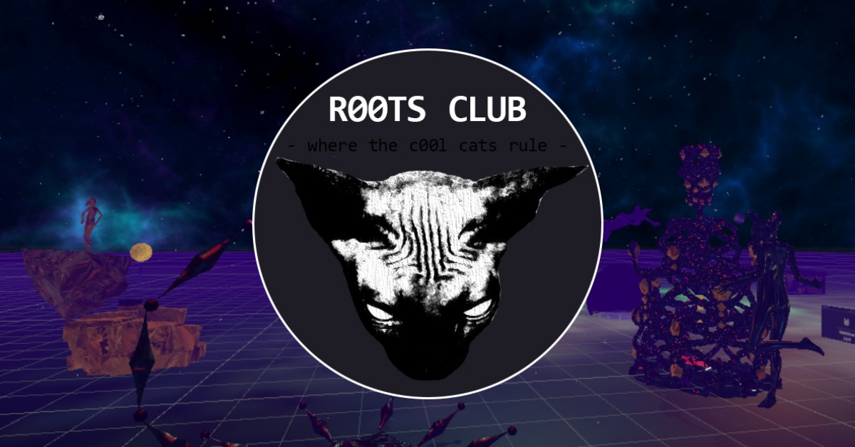R00TSCLUB's tweet photo. LOOKING FOR COOL CATS
to explore the Metaverse together?

#R00TSCLUB is a community driven space in the Metaverse that promotes diversity and inclusion for underrepresented groups https://t.co/NxBq3qHatE https://t.co/0mS6eP7NDL