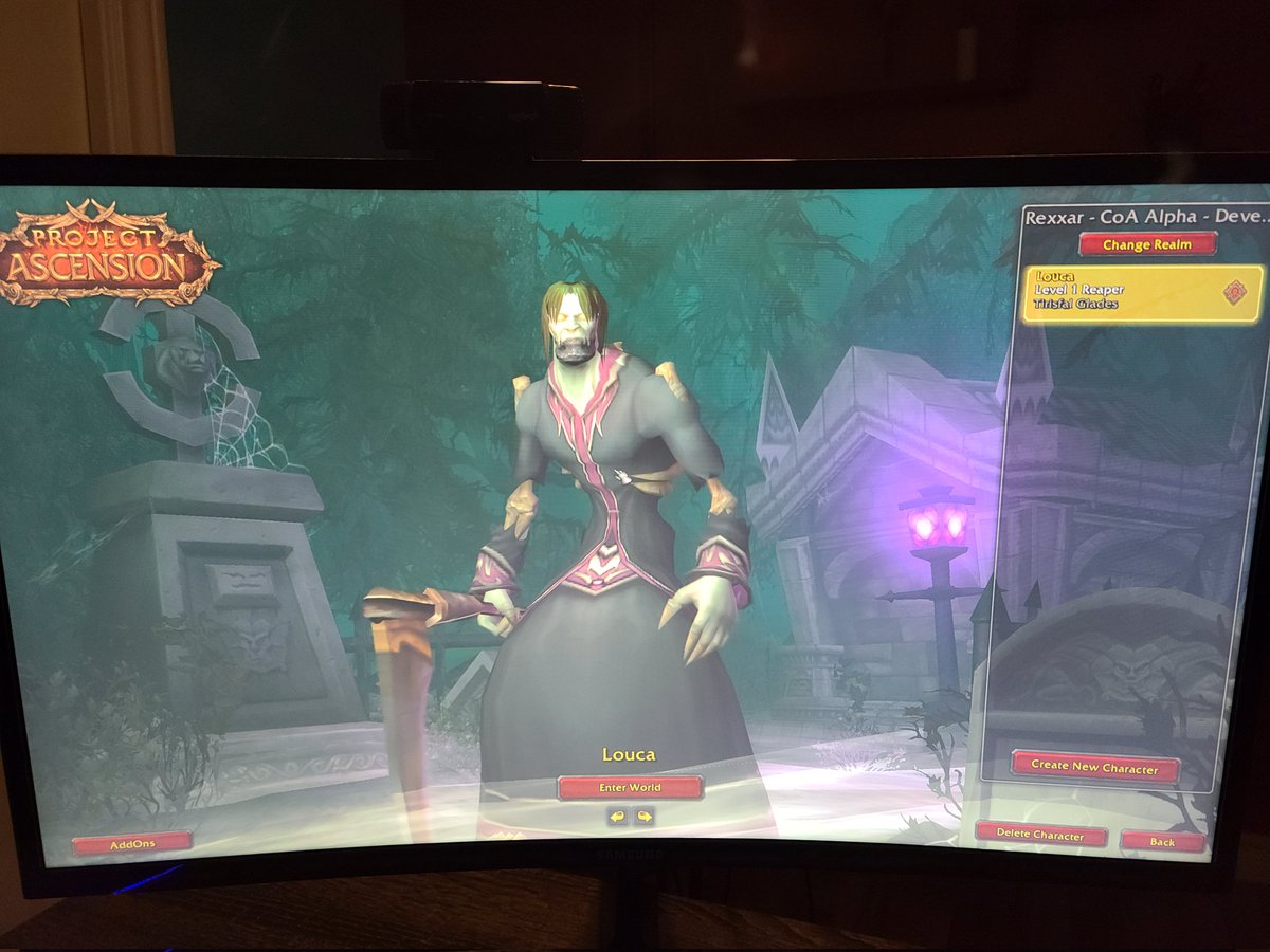 JTsWorld87's tweet photo. The past always haunts me... #ProjectAscension #ClasslessWoW @Ascensionfeed https://t.co/hvIiwmmg7r