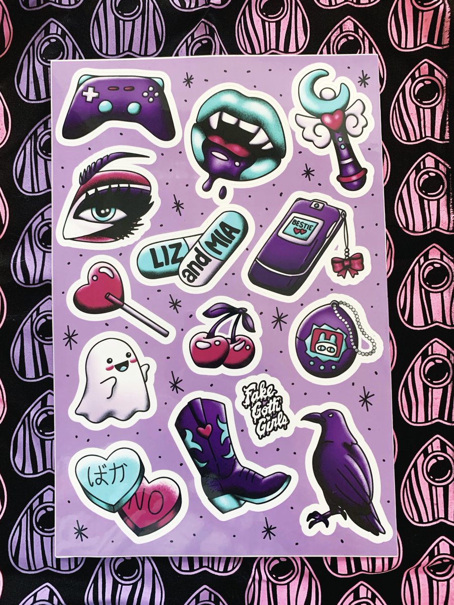 Sticker sheets have arrived and they're beautiful! 

Grab yours here: ko-fi.com/s/24ce20b428