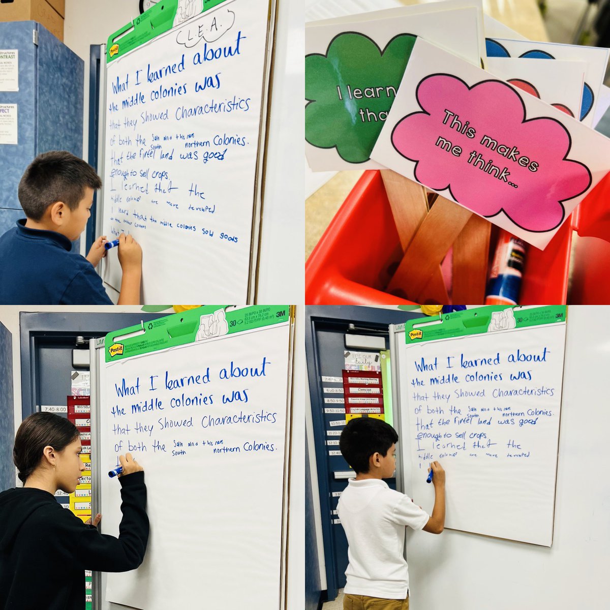 P2: Proud of my students’collaborative learning experiences. They were all able to contribute meaningfully as readers and writers. Language Experience Approach (LEA) connects content and literacy. @nunezOpatricia 
@MiriamOrtizz07 @Juliahdz01 #SomosAISD #aisdmultilingual