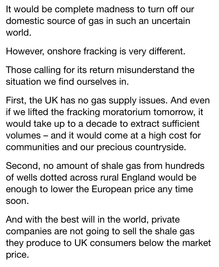 PippaCrerar's tweet image. The fracking ban will be scrapped on Thursday, as per @benrileysmith, with planning requests for new drilling expected within weeks. Yet this is what new chancellor Kwasi Kwarteng wrote on March 6 👇🏼