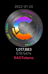 Dear @mom,

 I finally made it!  I'm an official RAD Millionaire, thanks to @Cardania_2021 and amazing rewards!  I knew I could do it!

Love, 
Jay