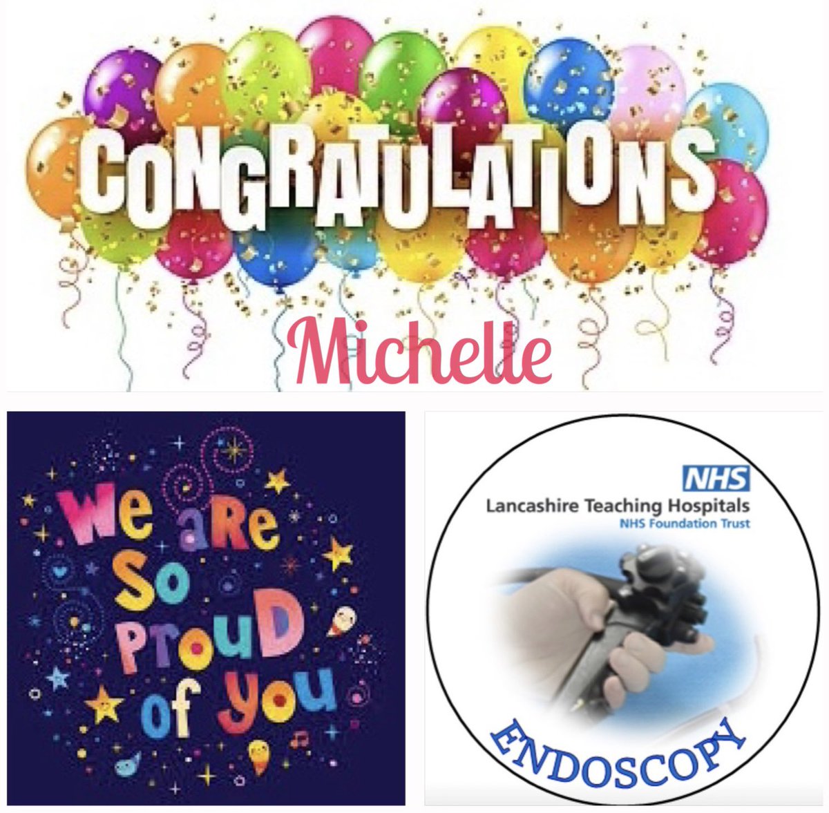 <a href="/LancsEndoRPH/">LancsHospEndoscopy RPH</a> are pleased to announce that @michelyn78 👏🏻was successful at interview &amp; will shortly commence her training to become a Clinical Endoscopist <a href="/LancsHospitals/">Chorley & Royal Preston</a>. We are all really proud of you &amp; you will be missed by everyone on the unit 🥰 #FullfillingHerAmbition🧑🏻‍⚕️