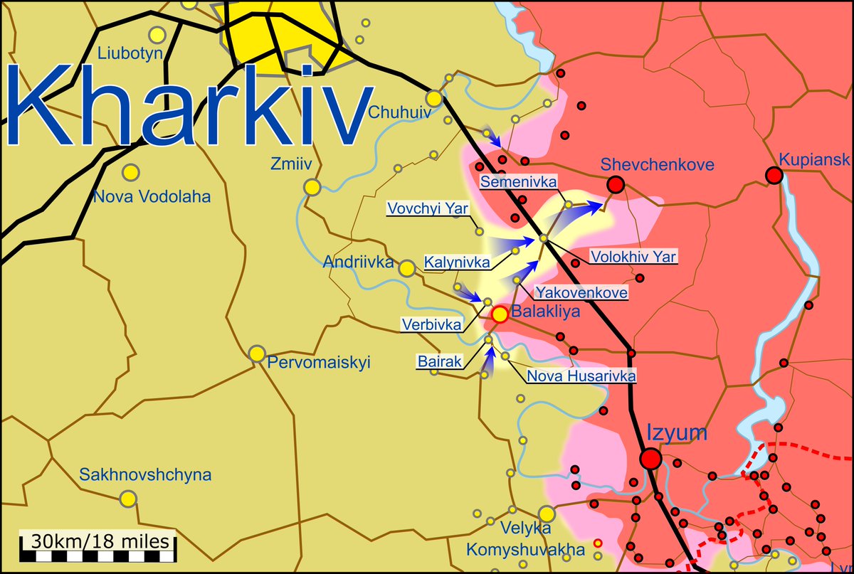 Карта бойових дій: Карта боевых действий в Украине. 8 сентября 2022 год