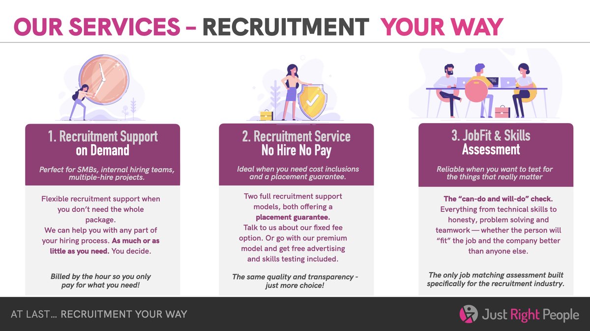 JustRightPeople's tweet photo. SOLUTIONS AND PRICING OPTIONS THAT SUIT YOUR HIRING NEEDS.
#recruitment2022 #SkillsShortage #skillsgap #LabourShortage #AustralianEconomy #australia #recruitmentagency #recruitmentconsultant #HR #hiringmanagers #talentacquisition https://t.co/wLi3ygH8Uq