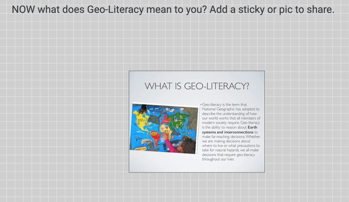 JuliaFliss's tweet photo. @mareewhiteley @Primageographer Using this to inspire some critical conversation & community work tomorrow! SO excited! Stay tuned! #Jamboard #WhereWereFrom #GeoLiteracy #WhyImOnThePlanet #TranformativePedagogy
@history_teach27 @missgeog92 @MrsMainero https://t.co/ojwcLH67Ue