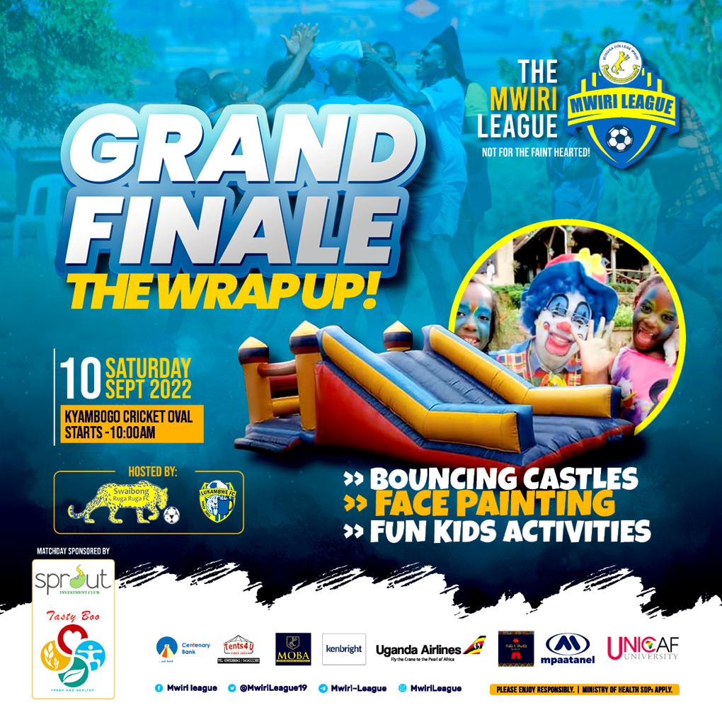 swaibong's tweet photo. @MwiriLeague19 Grand Finale is slated for 10am on September 10, '22 @KyambogoCricketOval. Let us all pitch. Entertainment by @lyndadune @justinbag and 'lots more fun'. https://t.co/NyujjZzFdN