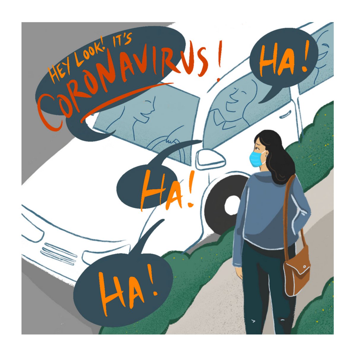 CanadianCMF's tweet photo. This comic, created by @hualilee, was created for the second edition of our comic book #raceissues, which speaks about the consistency of harrassment faced by people of East Asian descent in Canada during #COVID19. https://t.co/rIc2iBPXTh