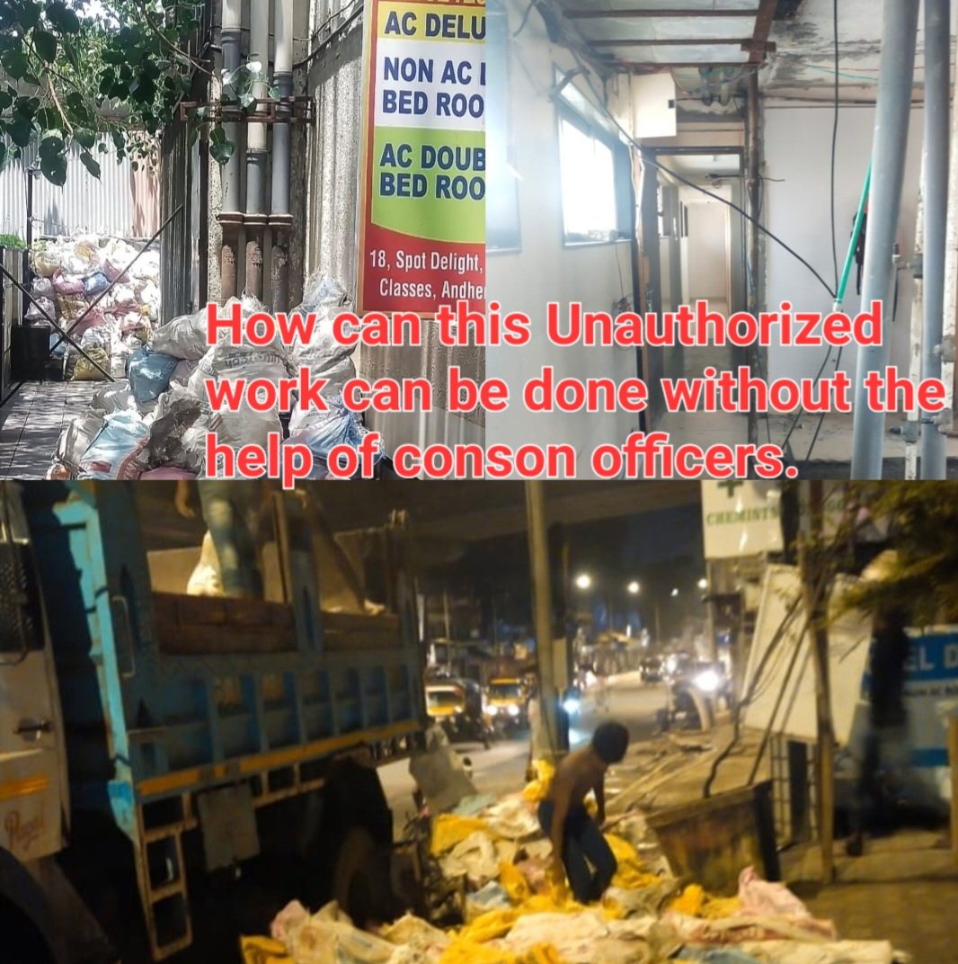 patni_shakeel's tweet photo. #Crrouption is beyond the limit in #KwestWard
#Crroupt
#WO_PRITHVIRAJCHAUHAN
#AEAddade
works for Land mafia/Contractors
More than 25Unauthorised work is going in swing,
all conson officers playing eye wash game by issuing notice No Action why?
@mybmcwardKW @mybmc @IqbalSinghChah2 https://t.co/G7tpVdaY36