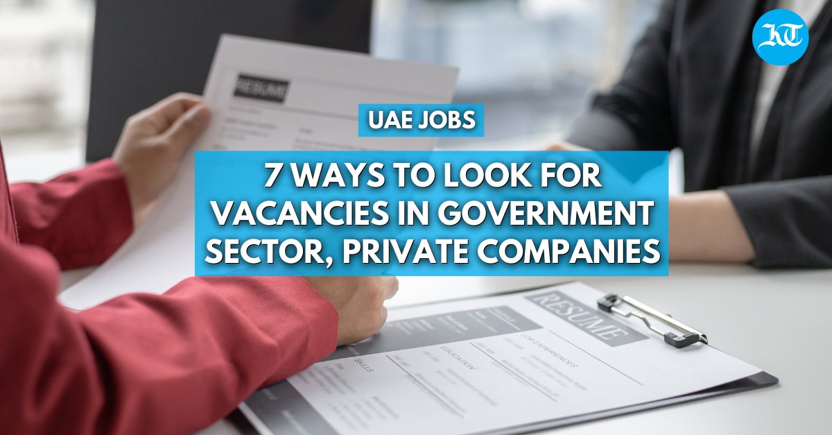 khaleejtimes's tweet photo. #UAE jobs: Thousands of people visit the UAE every month to look for #jobs. An updated #visa system specifies a new category of #entrypermit, which is specifically for job-seekers. Here are the different ways you can look for a job in the country

https://t.co/eiuXaIUlNt https://t.co/DNIDt3CpoR