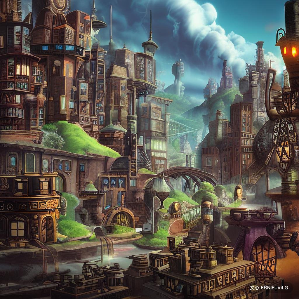 Gothic Steampunk City