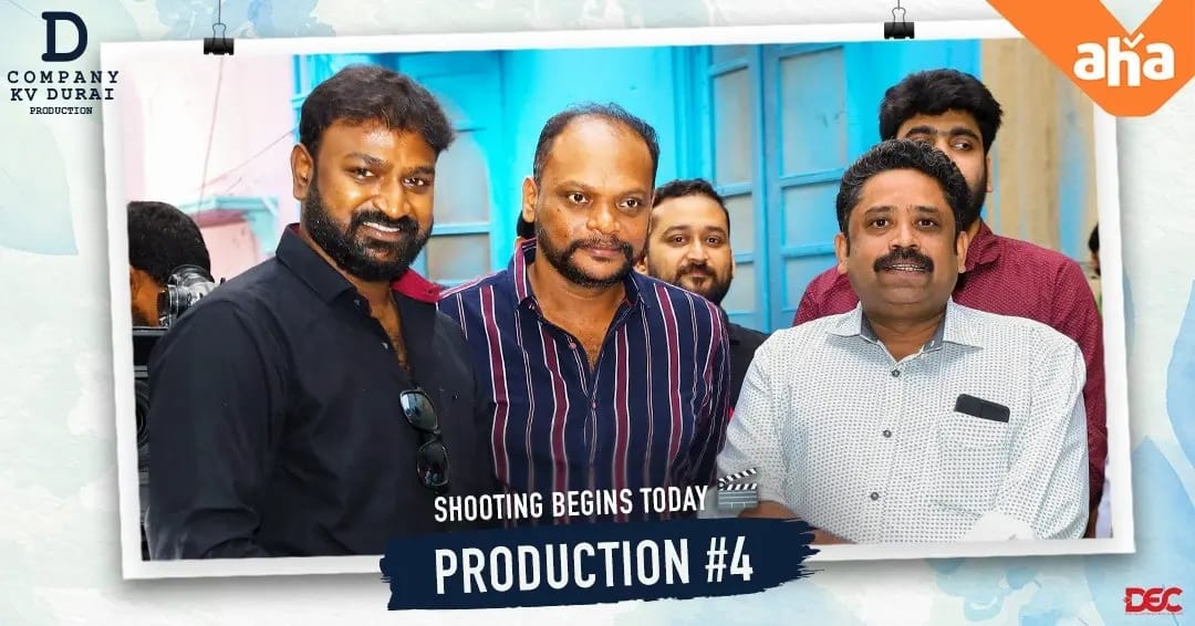 Congratulations Team For Film Pooja with Shoot Start.. #AhaTamil #aha100PercentTamil #DCompany @ahavideoIN @DCompanyOffl @DuraiKv @dirkarthikoffl @linga_offcl @SGayathrie @abarnathi21 @actorvivekpra @ganesh_madan @madhanchristop6 @MadhavanArt @proyuvraaj @KvMothi @chidatrends