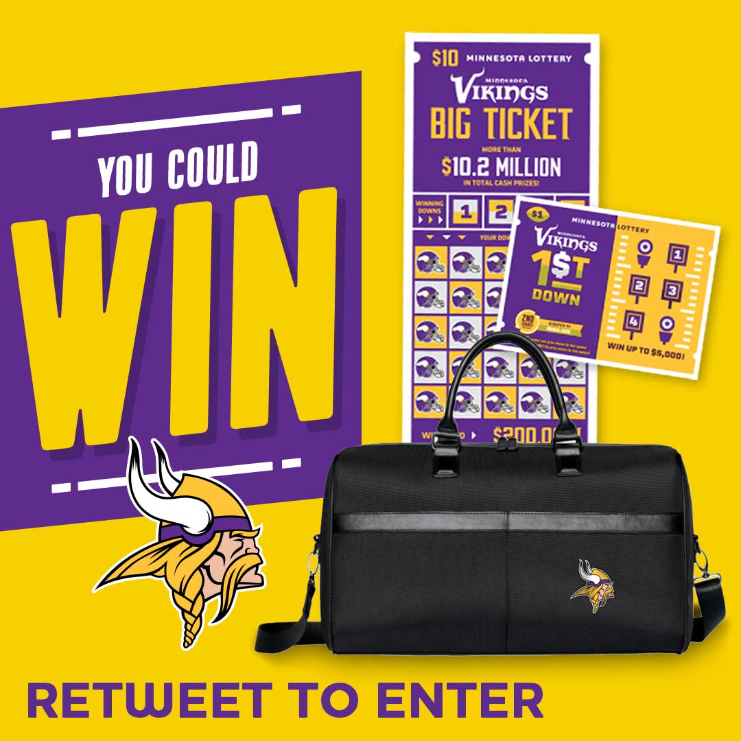 Football season is here, so it's time for #TouchdownThursday 🏈  Through October, every Thursday you have a chance to win a <a href="/Vikings/">Minnesota Vikings</a> prize pack, complete with #MNVikings scratch games. Retweet to go BIG &amp; enter to win! Good luck!

Official Rules: bit.ly/3Sq4KOW