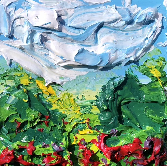 acrylic texture studies 