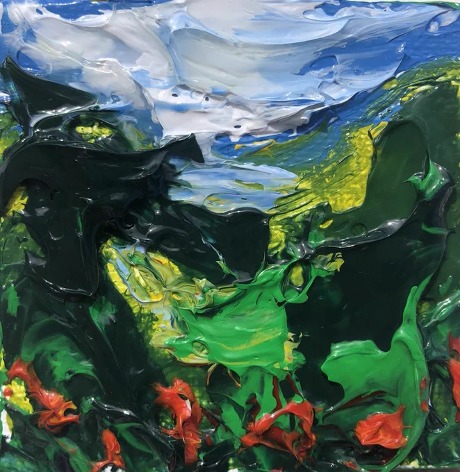 acrylic texture studies 