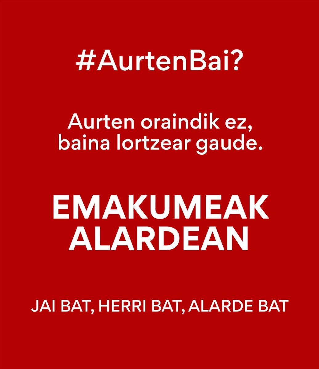 EMAKUMEAK ALARDEAN!

#nierejaizkibelekin #jaizkibelkonpainia