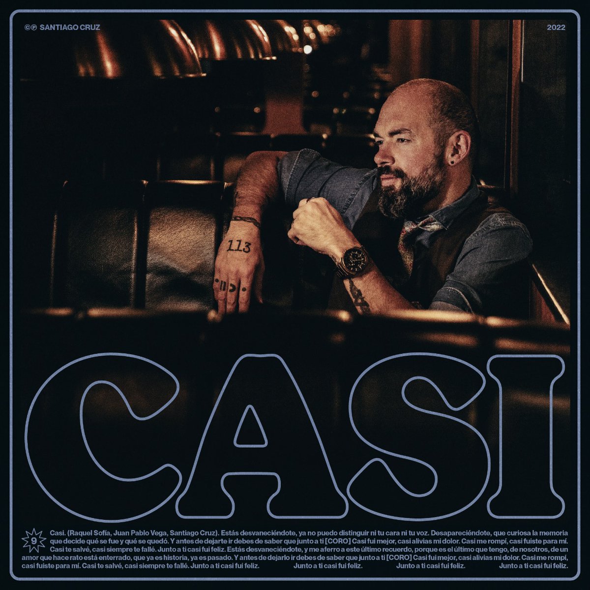 SantiCruz's tweet photo. #Casi ya está disponible en todas las plataformas digitales 🙌. Hoy el video a las 10:00 am en Youtube… Y qué dicen, ¿será que hacemos un live justo antes de la premiere? 😏
 
📸:  @FrankieJazz https://t.co/iVRv598TOW