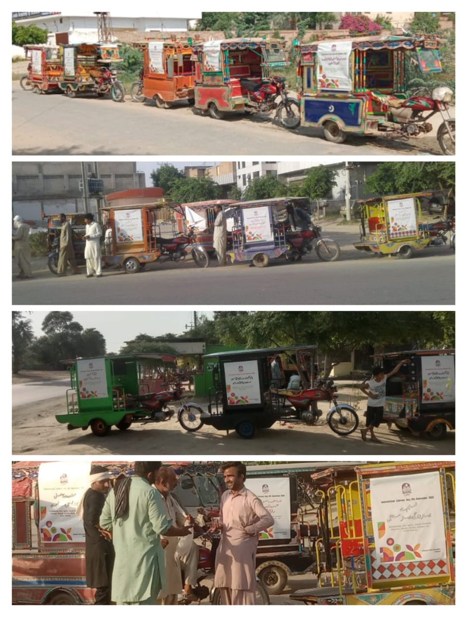 On #InternationalLiteracyDay, Bedari has launched an Rikshaw campaign to #SupportGirlseducation in district Vehari. @MalalaFundPK @GIRLSInspire_ @girlsed @CBMworldwide @tdeapk