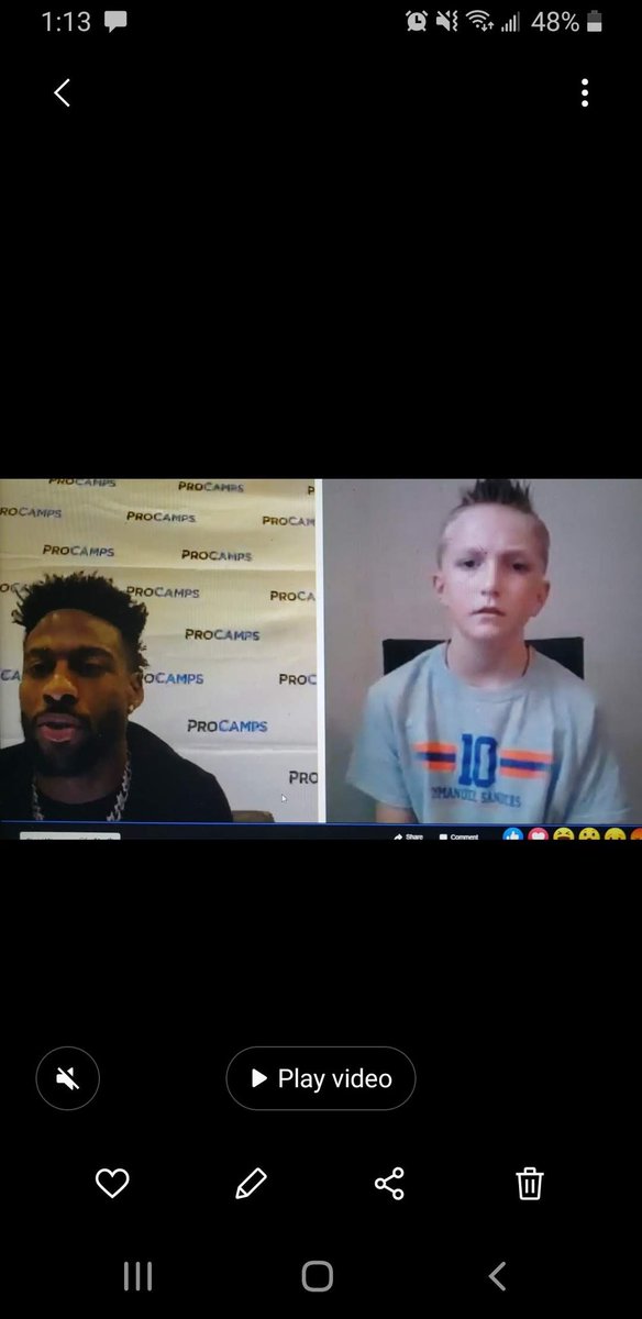 wtfm4's tweet photo. Your energy gave him love of football and your forever fan @ESanders_10 . Thanks to you and your fam,wish you all the best. @Jobow09 @FangageInc https://t.co/5X32vXzsZv